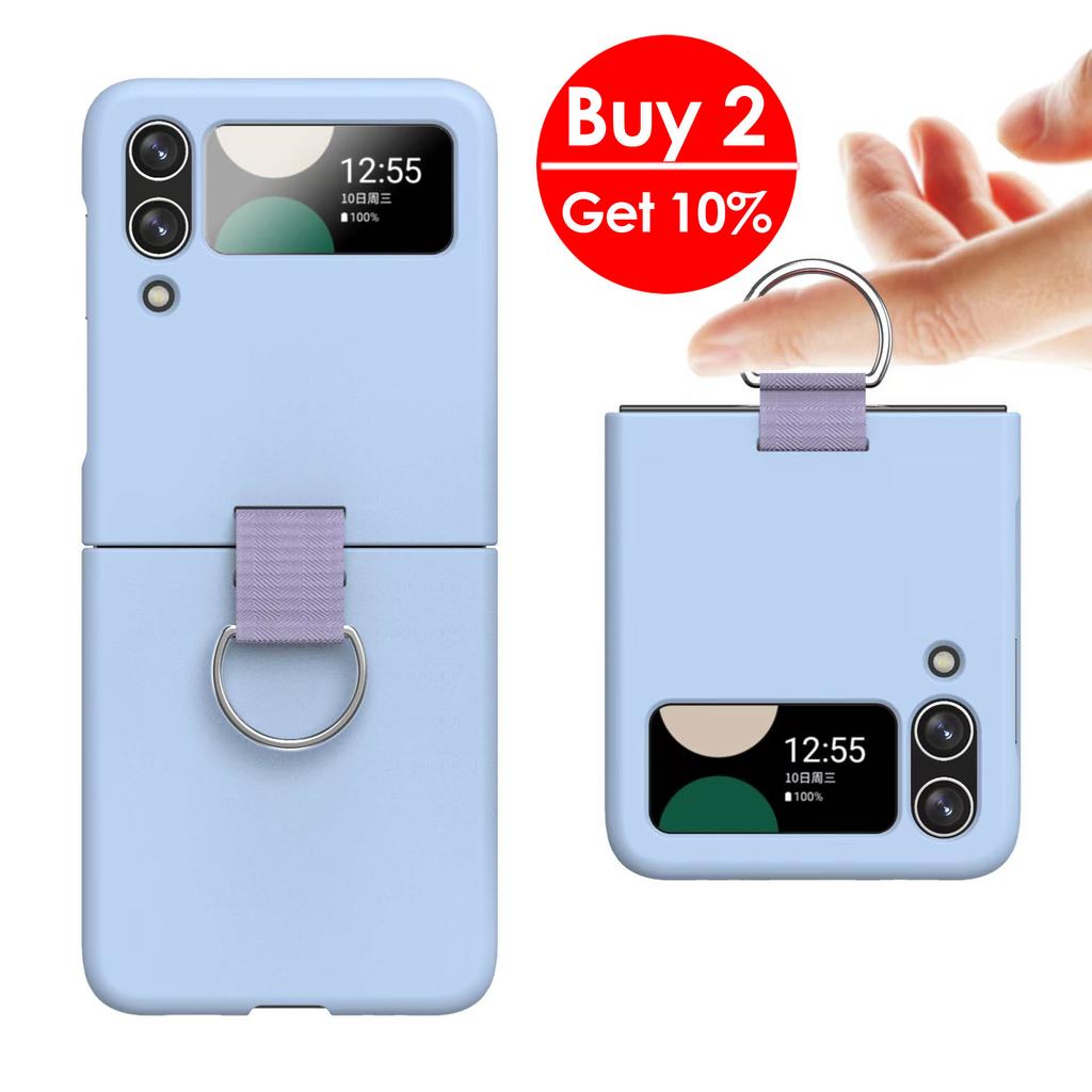 Anti-Scratch Mag Safe Ring Case for Samsung Galaxy Z Flip 3 4 5 6 5G Non-Slip Wireless Charging Cover for Samsung Z Flip3