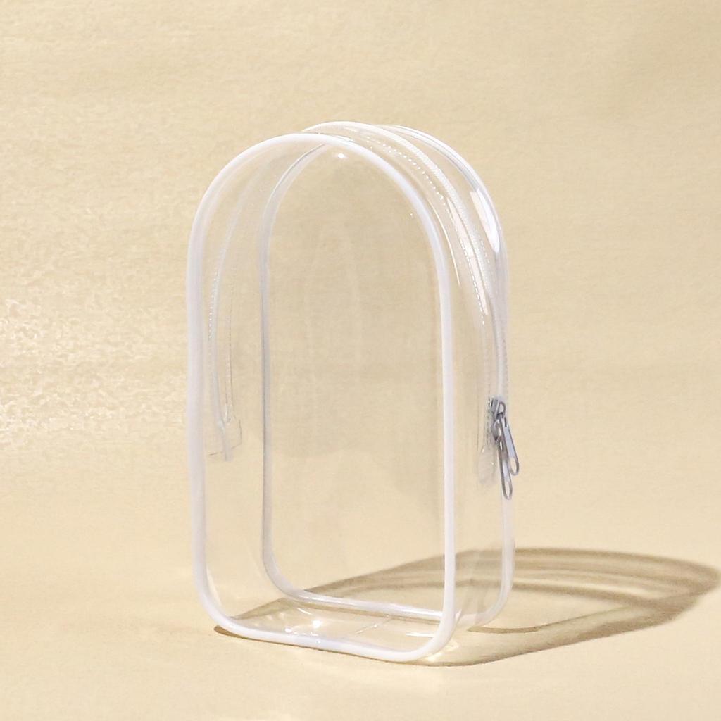 Color Transparent Protective Case Organization Box Doll Outdoor Display Bag With Keychain Doll Accessories