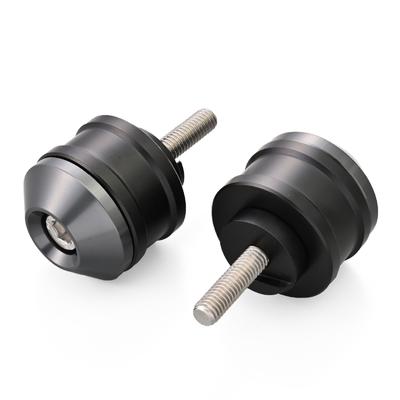 Bar Ends for Yamaha M6 Medium Billet High 49236 Motorcycles, Weight, Aluminum, Dish, Gunmetal,