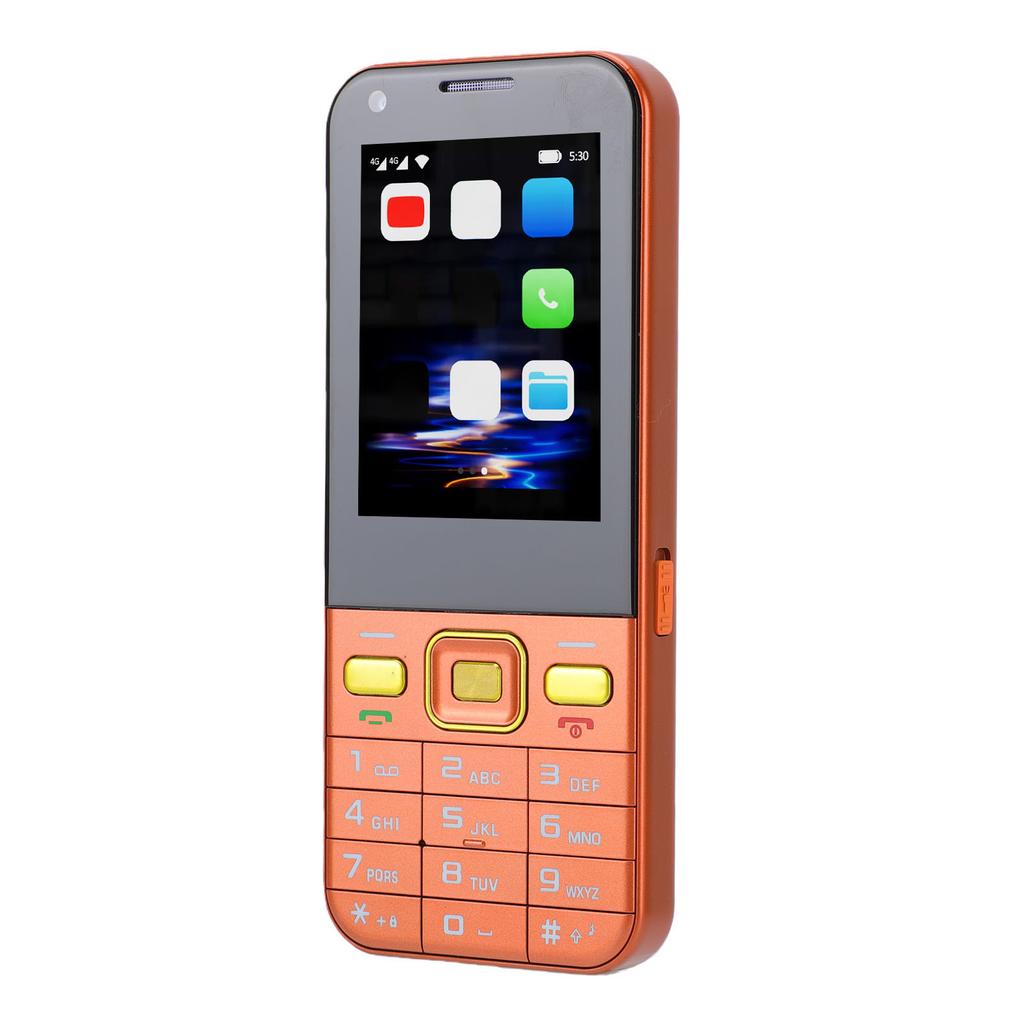4G LTE Unlocked Mobile Phone for Seniors 2.8 Inch Touch Screen 2GB 16GB Dual SIM Dual Standby Support App Download WiFi