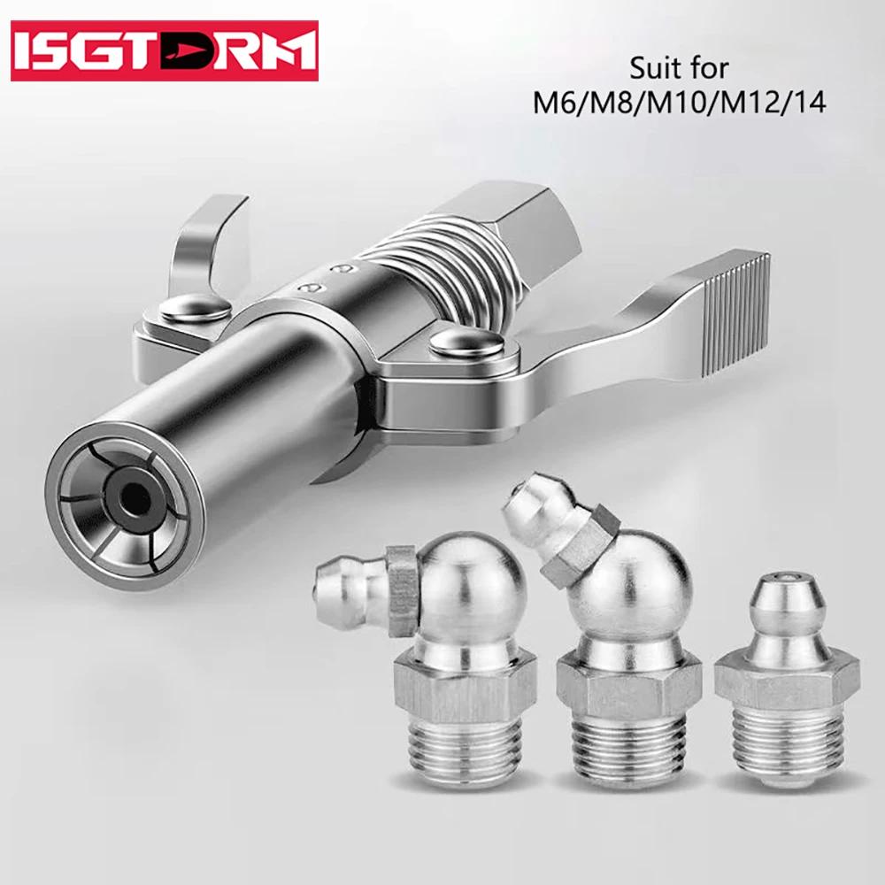 Fettpistolen-Kupplung, 10000 PSI, NPTI/8, Hochdruck-Fettdüse, Ölpumpe, Autospritze, Schmiermittelspitze, Reparaturzubehör, Schmiermittel