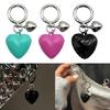Elegant Big Heart Key Chain Crafted with Resin and Alloy Multifuntional Addition To Fashion Ensembles for Any Occasion