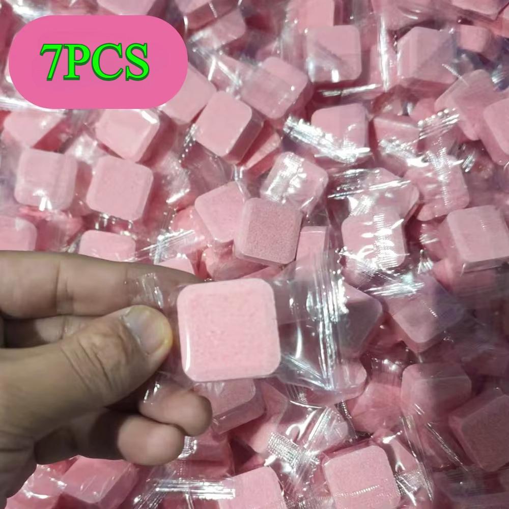 7/17/27PCS Toilets Cleaning Effervescent Tablet Toilet Cleaner Deodorant Remover Urine Stain Yellow Dirt Home Batnroom Cleaning