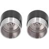 Trailer Bearing Buddies,Stainless Steel Bearing Protectors 2pcs 1.98in Protectors Stainless Steel Lubricators Universal for Trailers Boats
