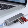 High-Speed Mini USB 3.0 Hub for Laptop PC 3 Ports 1000MBPS Ethernet Aluminum Dark CHB012