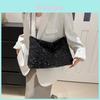 Elegant Large Capacity Sequin Chain Underarm Tote Bag For Women Perfect For Daily Use