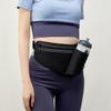 Hydration Waist Bag Waterproof Waist Pack with Water Bottle Holder Reflective Strips Adjustable Belt Fanny Pack for Running Hiking Cycling