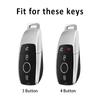 TPU Car Key Case Cover For Mercedes Benz W205 W213 W222 X167 W177 A C E S G Class GLC CLA Shell Holder Auto Keychain Protector