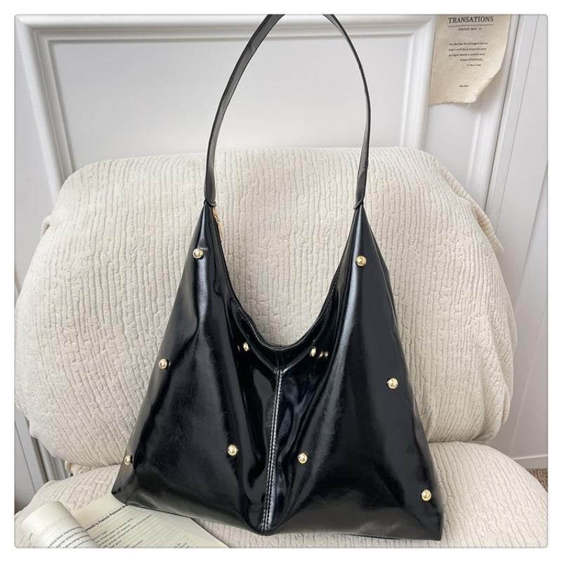 

Large-capacity Elegant Casual Fashionable Commuter Single-shoulder Underarm Women s Bag чёрный