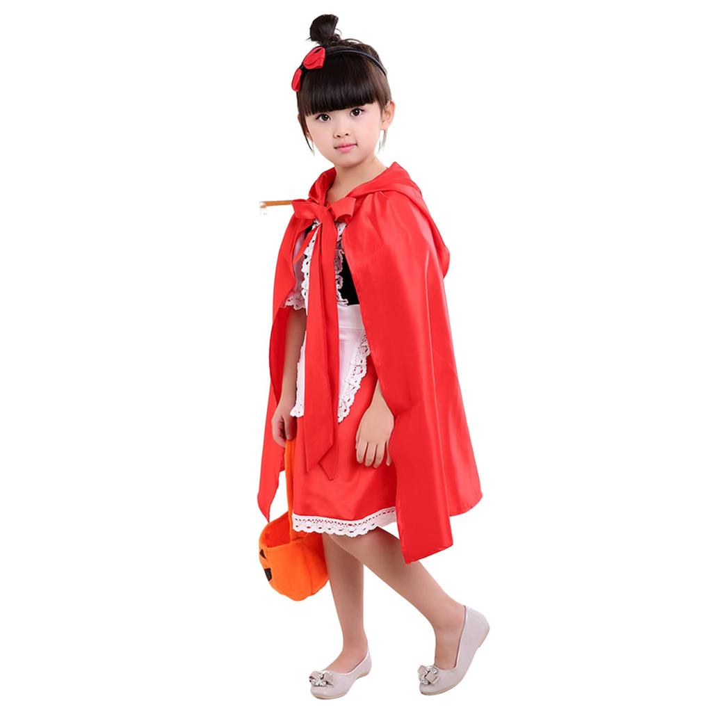 Kids Red Riding Hood Costume for Halloween Dress Up