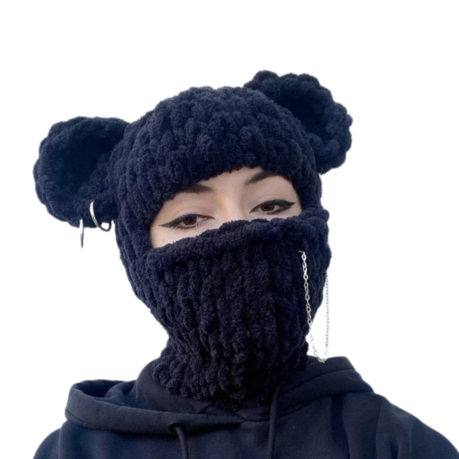 

Oversized Bear Hat New Year Party Decorations Festive Stage Shows Devil Ear Cute Oversized Hats Headdress 8