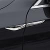 2pcs Car Side Fender Knife Stickers Emblem Badge Decals For Ssangyong Actyon Rexton Korando Rodius Kyron