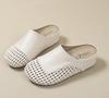 Baotou half slippers women's summer outer wear cool slippers 2025 new thick-soled inner height increase hollow woven one-pedal single shoes