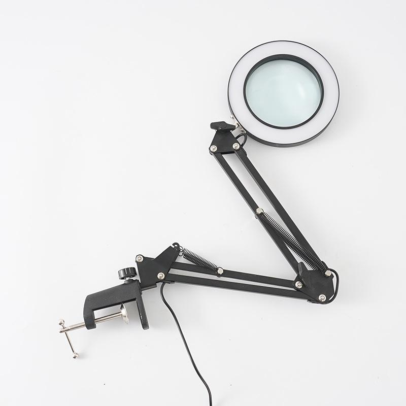 Fill Light Stand Selfie Photography Beauty Ring Light Foldable LED Desk Lamp USB Rechargeable Portable Table Lamp