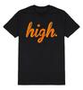 High Mens T-Shirt Dope Cool Slogan Joke Humour  Cotton  Tee