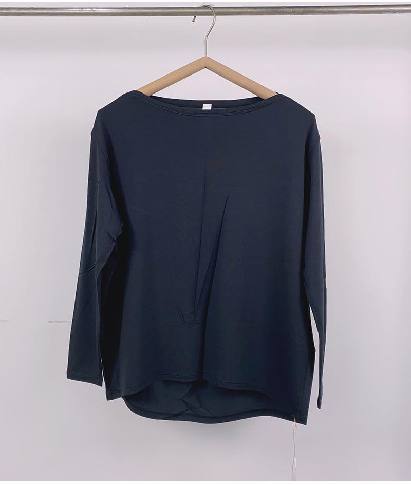 

Lulu Свободная туника с длинным рукавом для йоги - Женский модальный солнцезащитный фитнес-топ для весны/лета M (55-67.5 kg)