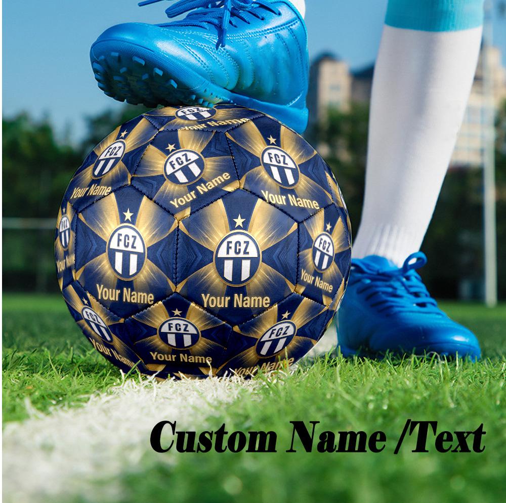 Size 5 Football Custom Name Text, Outdoor Training Soccer BallFC Zürich