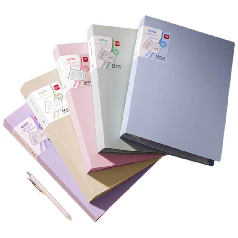 Deli A4 40-Page Document Display Book