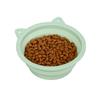 Lightweight Folding Portable Pet Bowl Silicone with Hanging Hook Dog Feeding Bowl Suction Cup Pet Food Water Bowl Travel