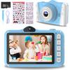 Kids Camera, 12MP Children's Camera for Boys and Girls, 1080P Rechargeable Camera for Kids 3-12 Years Old with 32GB TF Card, USB Charging 8X Zoom