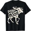 Daddy Moose Fathers Day Men Dad Papa Family Matching Vintage T-Shirt