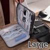 S/M/L Tragbare Reise-Aufbewahrungstasche für digitale Produkte, wasserdichte Organizer-Tasche für mobile Festplatte/USB-Kabel/Ladegerät/Kopfhörer/USB-Flash-Laufwerk