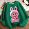 Round-neck Hoodies for Children, Long-sleeved Loose Hoodies for Boys and Girls in Spring and Autumn