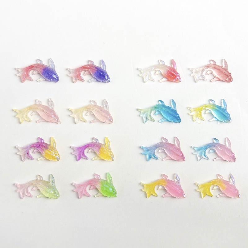 Luminous Dolphin Nail Art Resin Smudge Pack