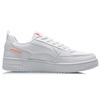 Li Ning Abrasion Resistant Breathable Low top Skateboard Shoes Men's White Orange AGCQ449-1