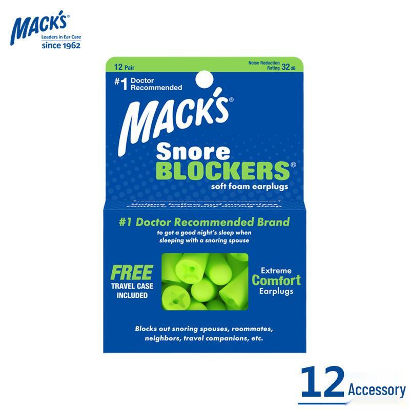 MACK'S American Soundproof Earplugs for Sleep and Snoring