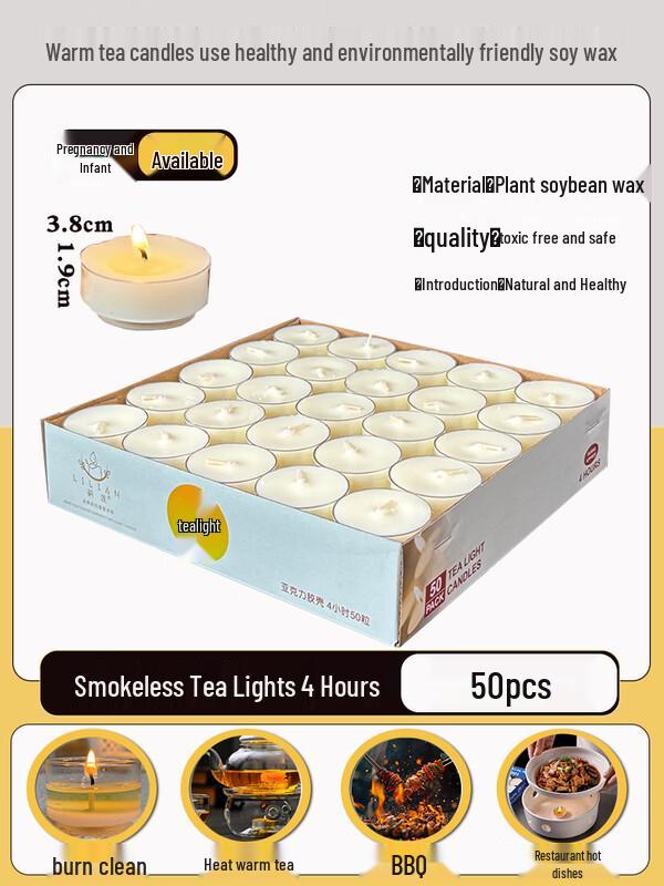 LIEI Smokeless Heating Tea Candle