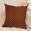 Fried Egg Pizza Waffle Cushion Cover Silky Short Plush Double-Sided Printed Pillow Case For Sofa All Seasons Home Decor Gift