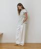 ADAUL Horn Clean Wide Cotton Pants - White