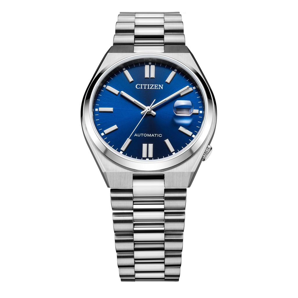 Citizen Men's Automatic Sporty Luxury Watch Blue Dial 5.5 Inches Classic