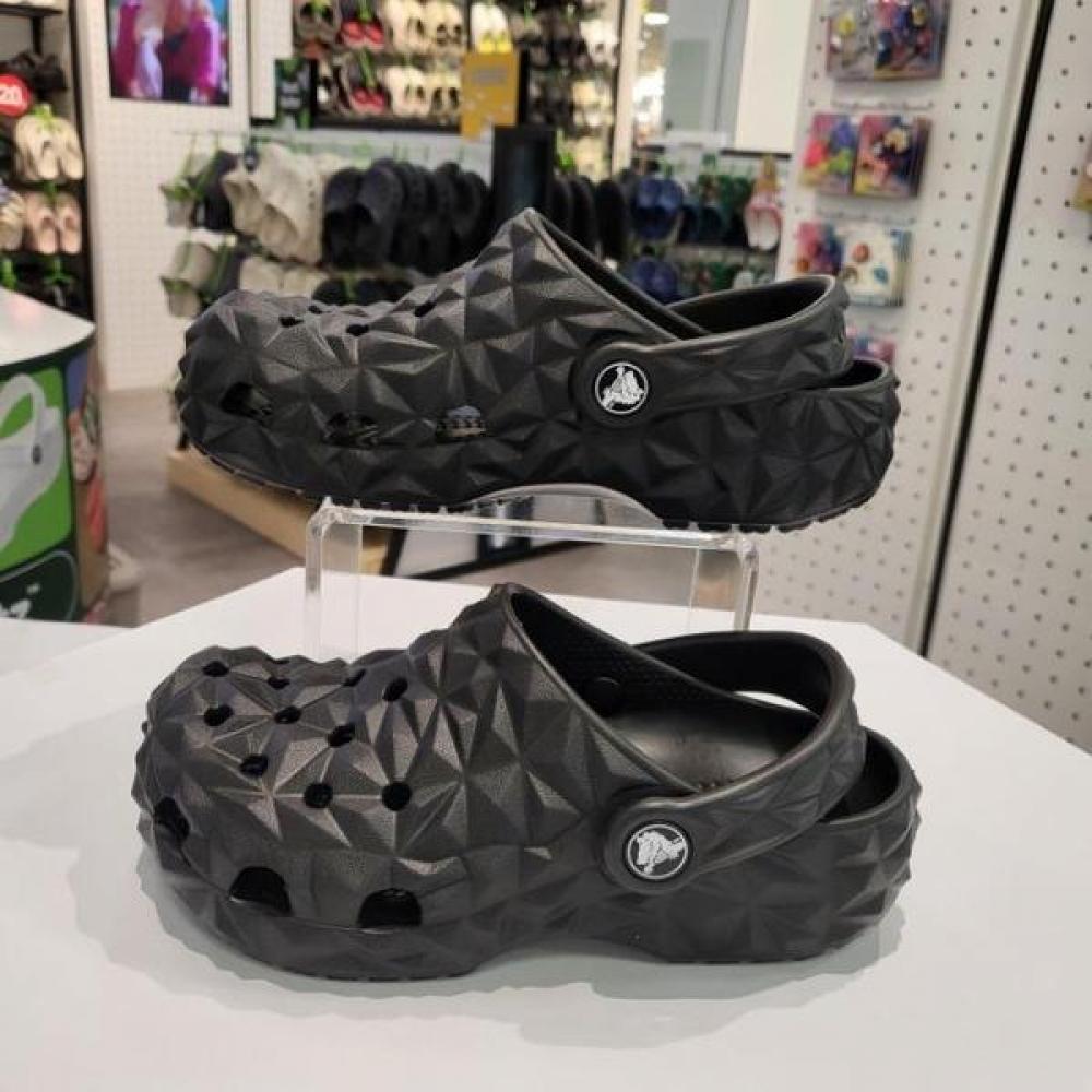 

Crocs Classic Geometric Clog Kids Black 209572 001 black/175