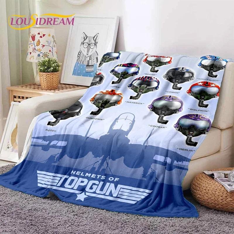 Top Gun Sign Tom Cruise Fighter Soft Flannel Blankets,Throw Blanket Comfortable Blanket for Picnic Beds Sofa Home Bedroom Gifts