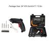 Portable Power Tool For Quick And Easy Screwdriving Electric Screwdriver Rechargeable LED Light