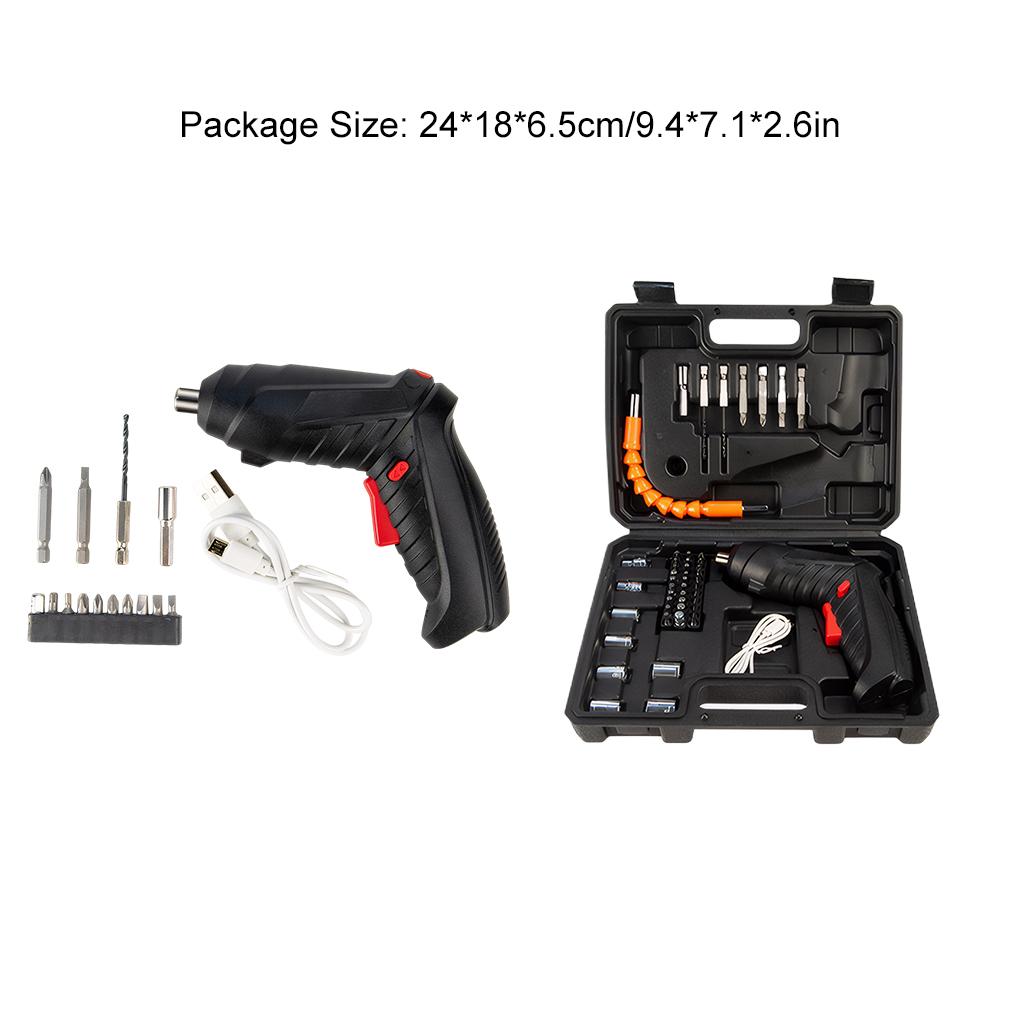 Portable Power Tool For Quick And Easy Screwdriving Electric Screwdriver Rechargeable LED Light