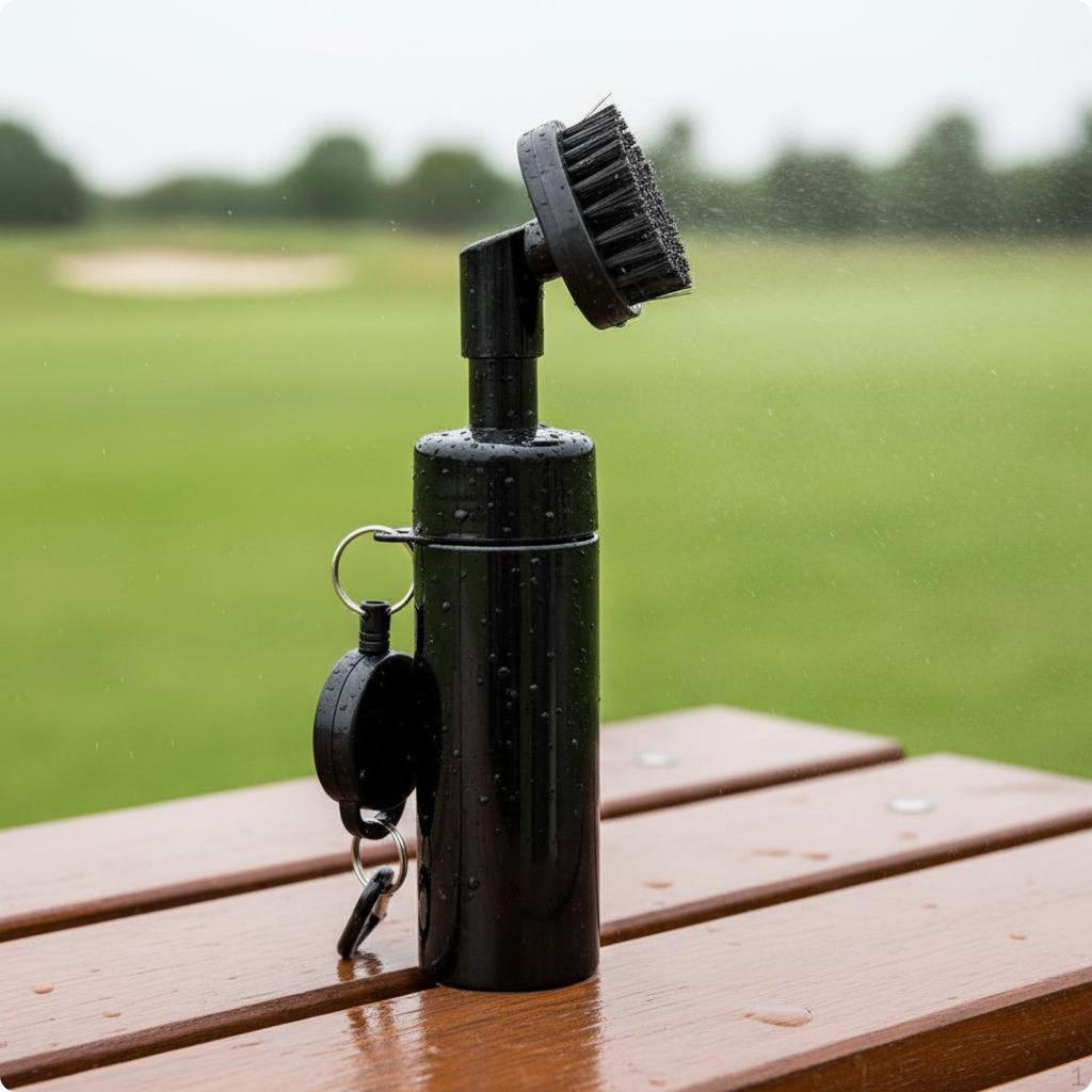 Golf Club Groove Cleaner Bristles Cleaning Brush LeakResistant Water Dispenser Bottle