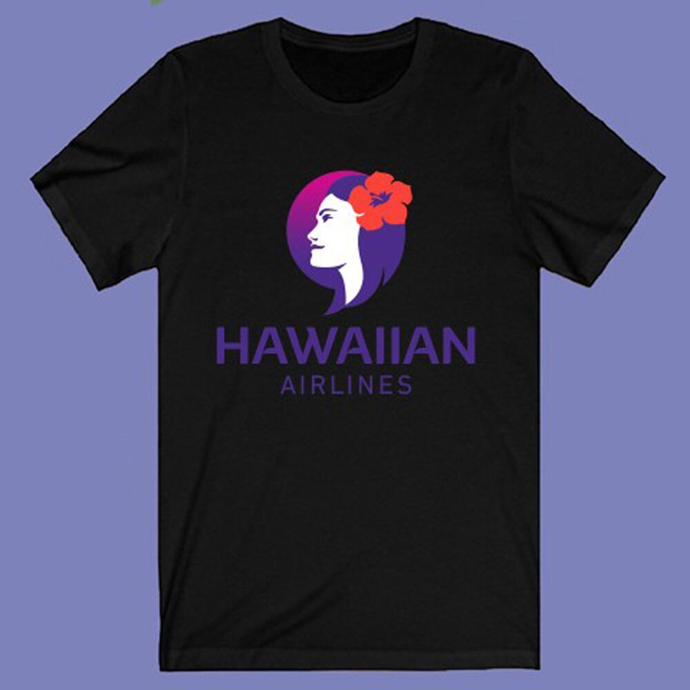 Мужская черная футболка Hawaiian Airlines Размеры S-3XL S разноцветный