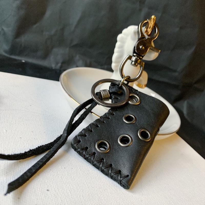 Retro Leather Case, Men's Storage Keychain, Key Bag, Waist Pendant.