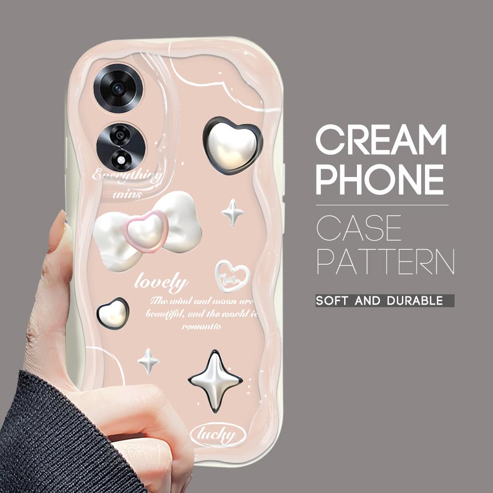 Für OPPO A12 A15 A38 A58 A60 A76 A92 Reno8 11F 11Pro 12 Realme 10 12Pro 14 C35 C63 Mode-Mädchen Cremige Textur Weiches Silikon Vollständiger Linsenschutz Hülle