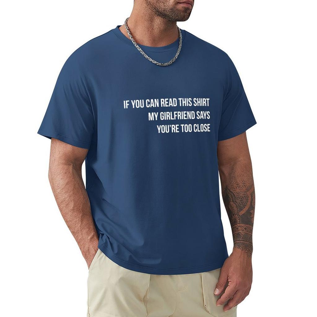 Summer Men'S And Women'S Fashion High-Quality Cotton T-Shirt Trendy Printed Alphabet Couple Short Sleeves