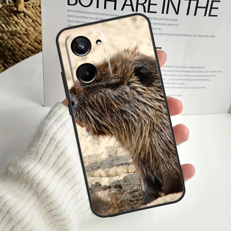 

Animal Beaver For Realme GT6 GT7 15 Pro 10 11 12 13 14 Pro Plus C55 C71 C75 C67 C63 C61 C53 C35 C65 Case Realme C53