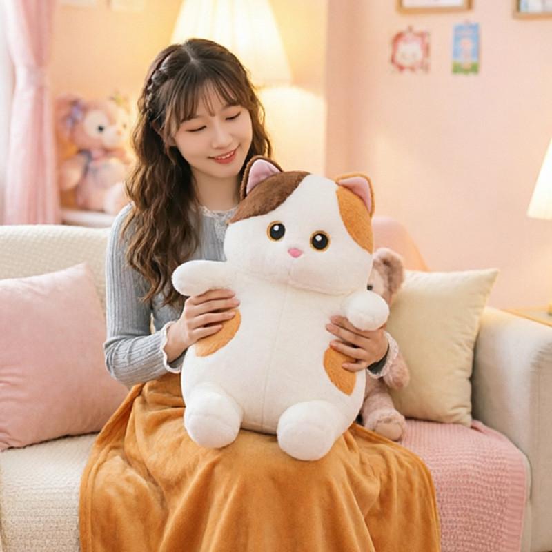 Plush Cat Toy Keychain With Pp Cotton Filling For Kids And Collectors