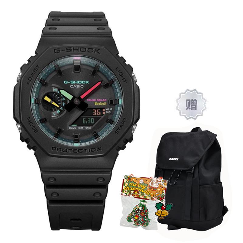 Casio Unisex Liquid Crystal/Analog Dual Display Series Black Watch GA-B2100MF-1APR-