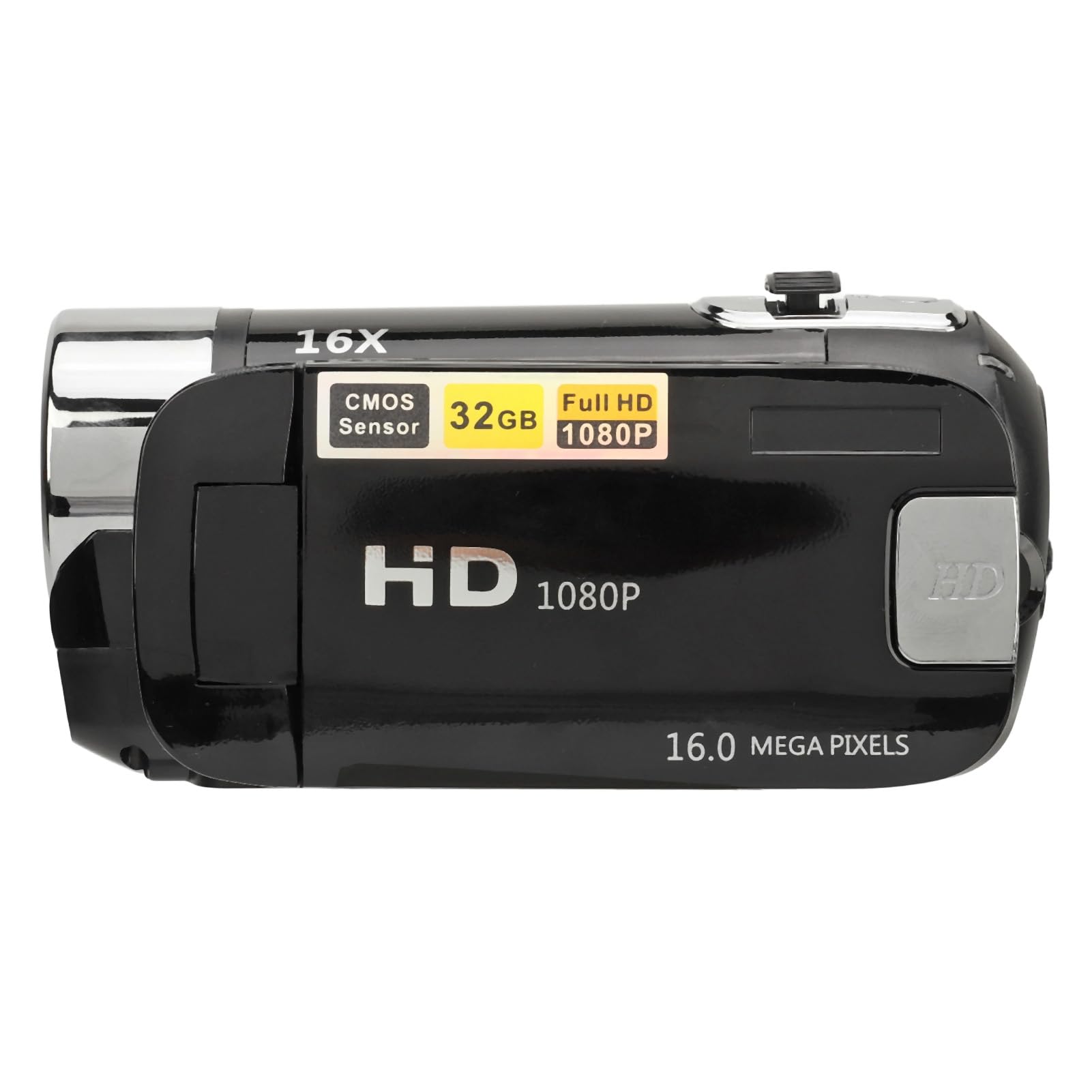 

Digital Camera HD 1080P 16MP 2.4-inch Rotatable Screen Video Camera with 16X Zoom Recorder and Fill Light (Black)