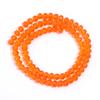 3/4/6/8/10mm Orange Faceted Crystal Beads Transparent Glass Loose Spacer Beads For Jewelry Making DIY Bracelet Necklace Supplies