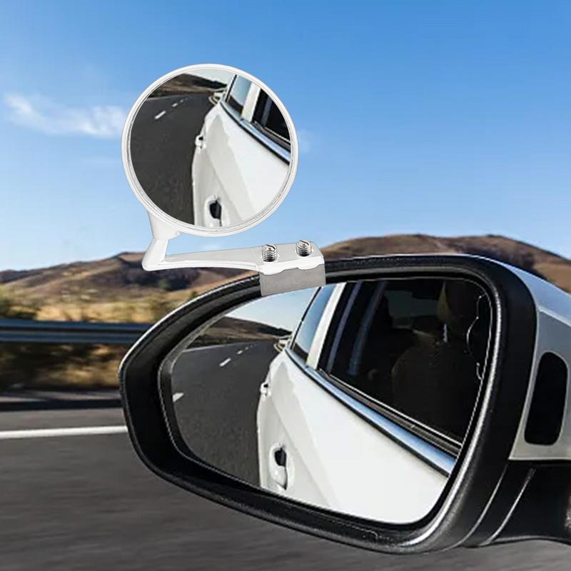 Blind Spots Mirror 360 Degree Wide Angle Adjustable Blind Spots Monitor Side Rear View Mirror Rain Visor Guard For Cars Suv