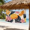 Tropical Fruit Print Travel Beach Towel Soft Skin Friendly Absorbent Anti-Sand Lightweight Multi-Size Flat Print Design